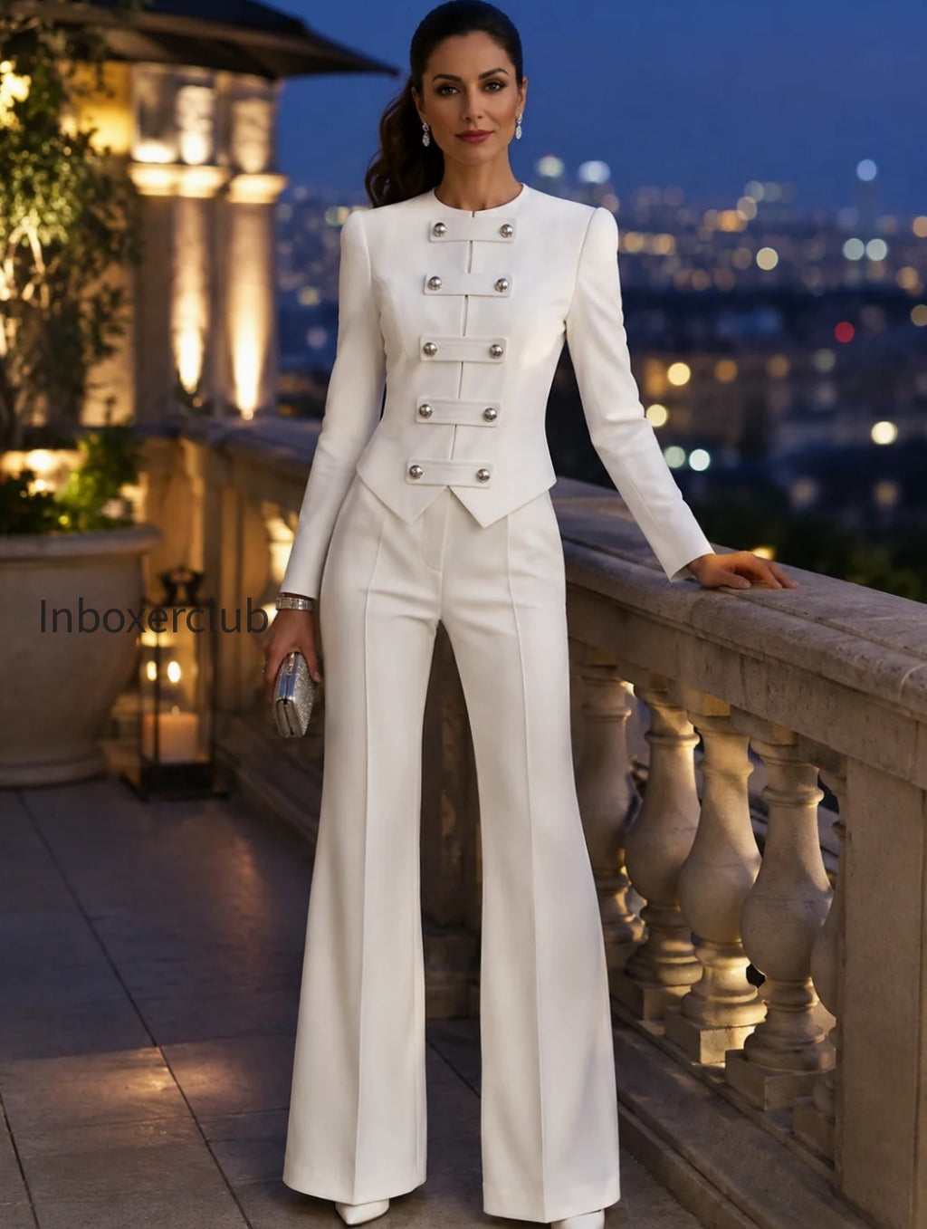 military-button-jacket-and-flared-pants-set