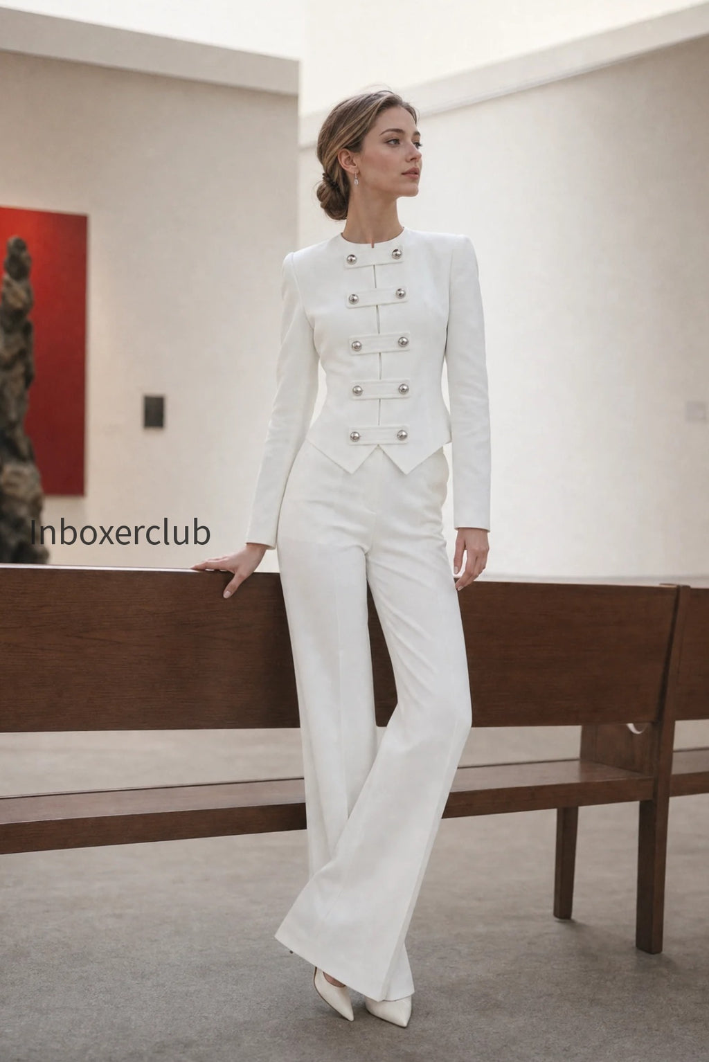 military-button-jacket-and-flared-pants-set