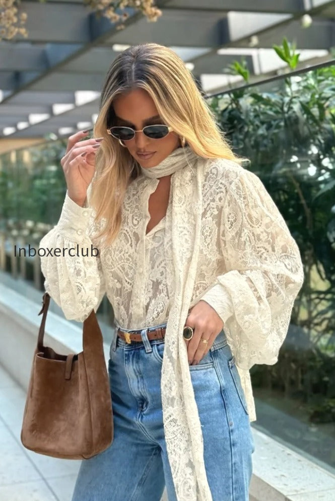 elegant-tie-sheer-lace-long-sleeve-blouse