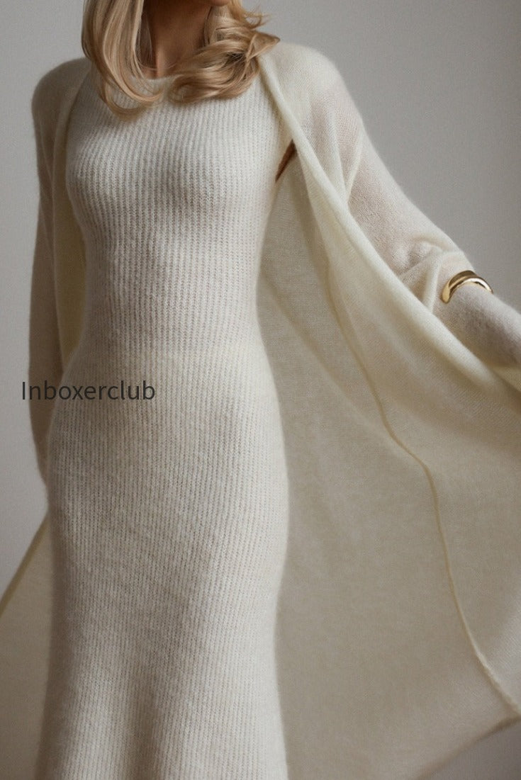 knit-cardigan-sleeveless-dress-two-piece-set