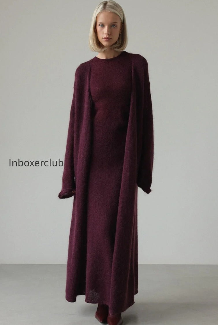 knit-cardigan-sleeveless-dress-two-piece-set
