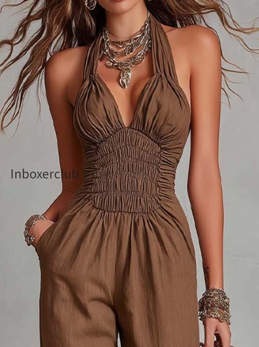 bohemian-halter-smocked-waist-linen-cotton-wide-leg-jumpsuit
